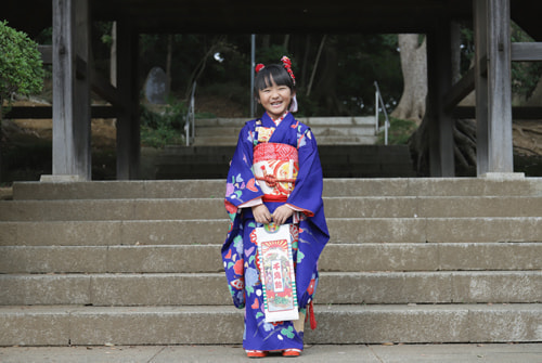 七五三写真 撮影場所 法華経寺１２