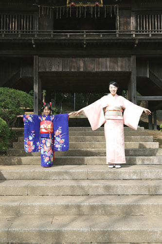七五三写真 撮影場所 法華経寺１３