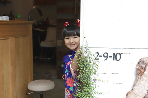 七五三写真 撮影場所 美容室４０