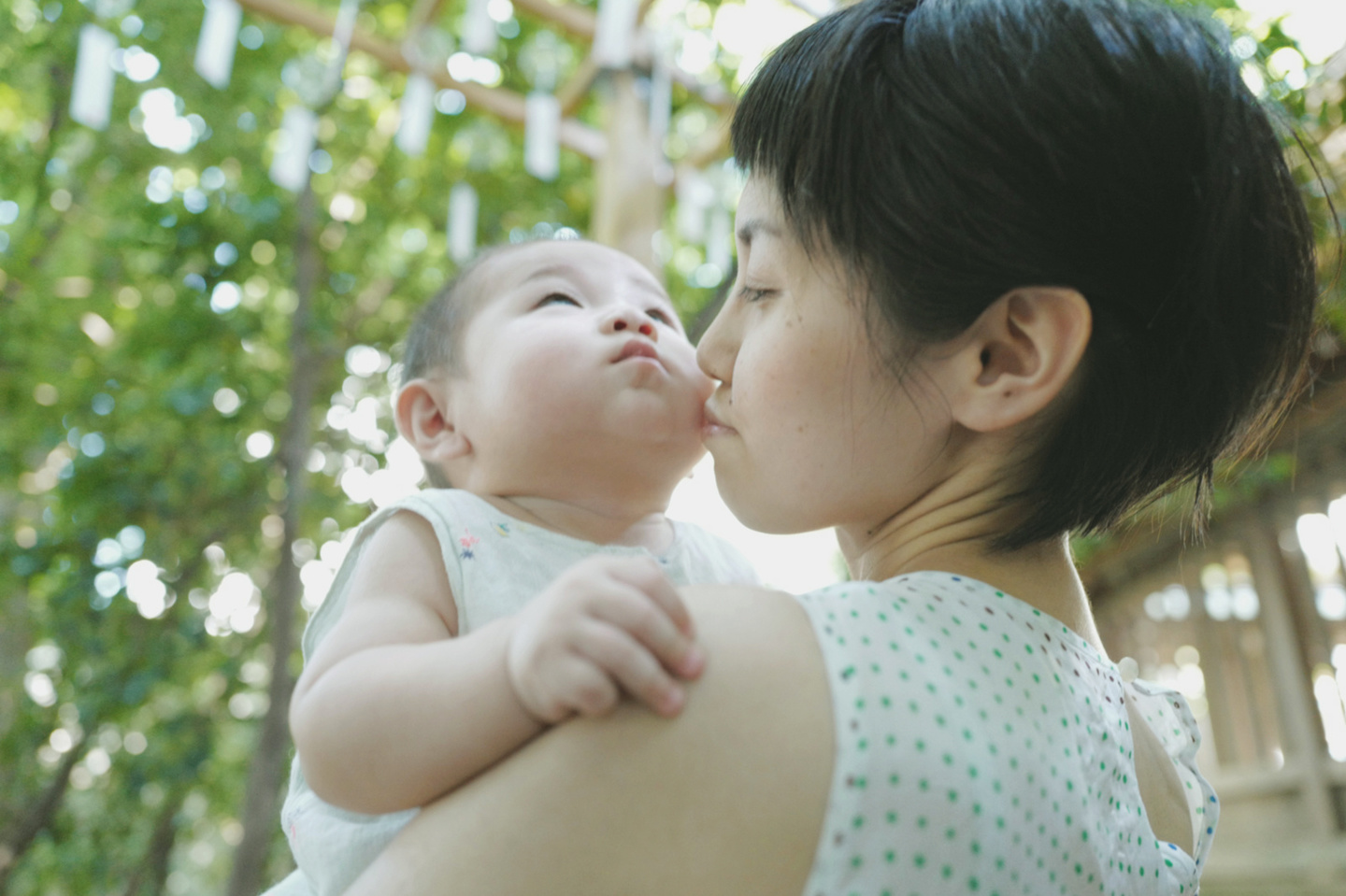 おしゃれ、自宅、お宮参り、七五三、家族写真、明治神宮、寒川神社