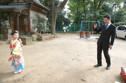 七五三写真 撮影場所 品川区 品川神社22