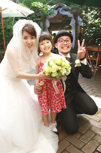 ブライダル写真 撮影場所 レストラン ガーデン４