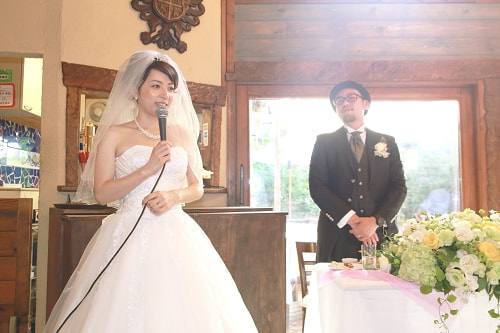 ブライダル写真 撮影場所 レストラン エンディング