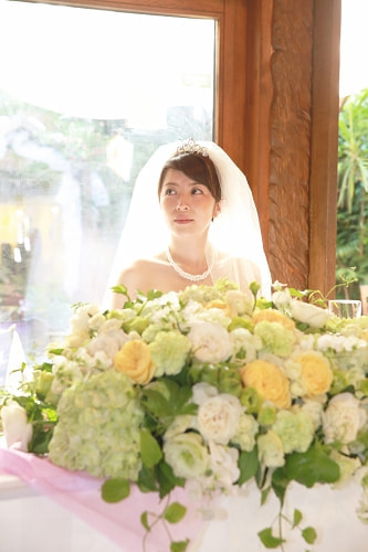 ブライダル写真 撮影場所 レストラン エンディング３