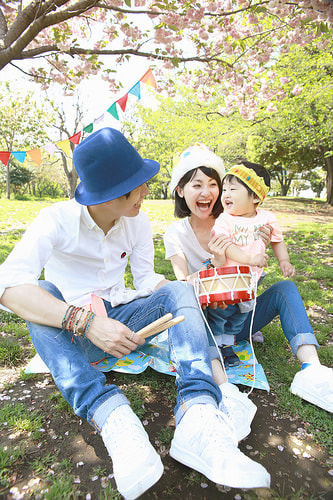 ファミリーフォト 撮影場所 代官山、西郷山公園１０