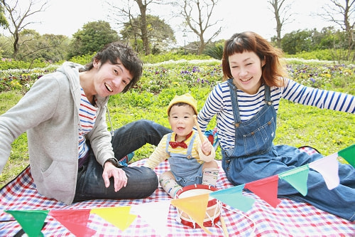 葛西臨海公園 家族写真