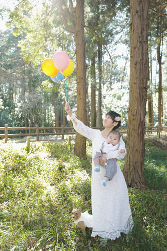 ブライダル(エンゲージメントフォト)写真 撮影場所 大和市(森) ハッピー