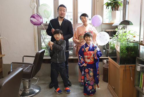 七五三写真 撮影場所 美容室１９