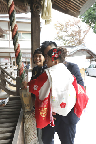 七五三写真 撮影場所 師岡熊野神社１２