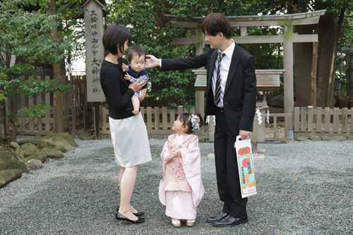 七五三写真 撮影場所 伊勢山皇大神宮１９