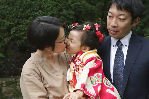 七五三写真 撮影場所 根津神社