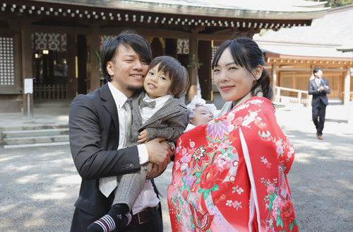 お宮参り写真 撮影場所 大宮氷川神社