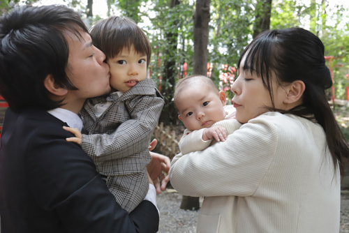 お宮参り写真
