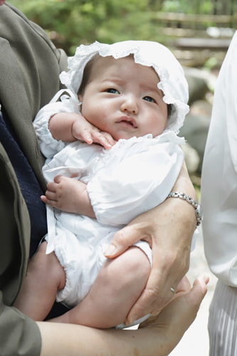 お宮参り写真 撮影場所 世田谷八幡宮