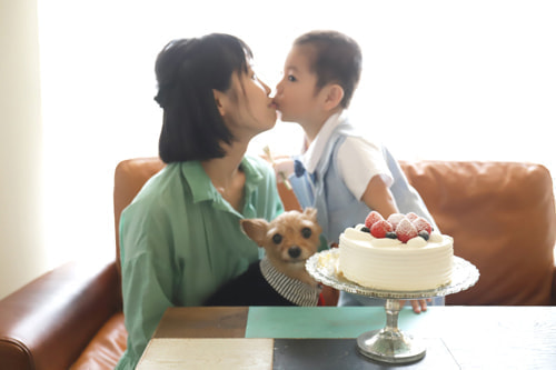 3歳バースデーフォト