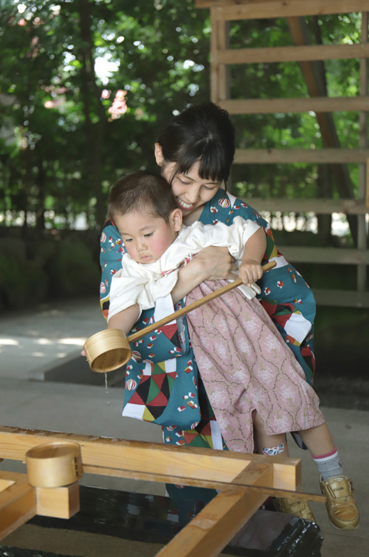 寒川神社の撮影ポイント・手水舎
