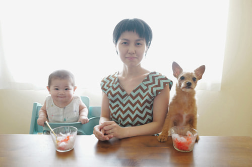 LeicaQ typ116 Summilux28mm F1.7 ASPH｜作例｜公園で赤ちゃん＆犬＆トイカメラ