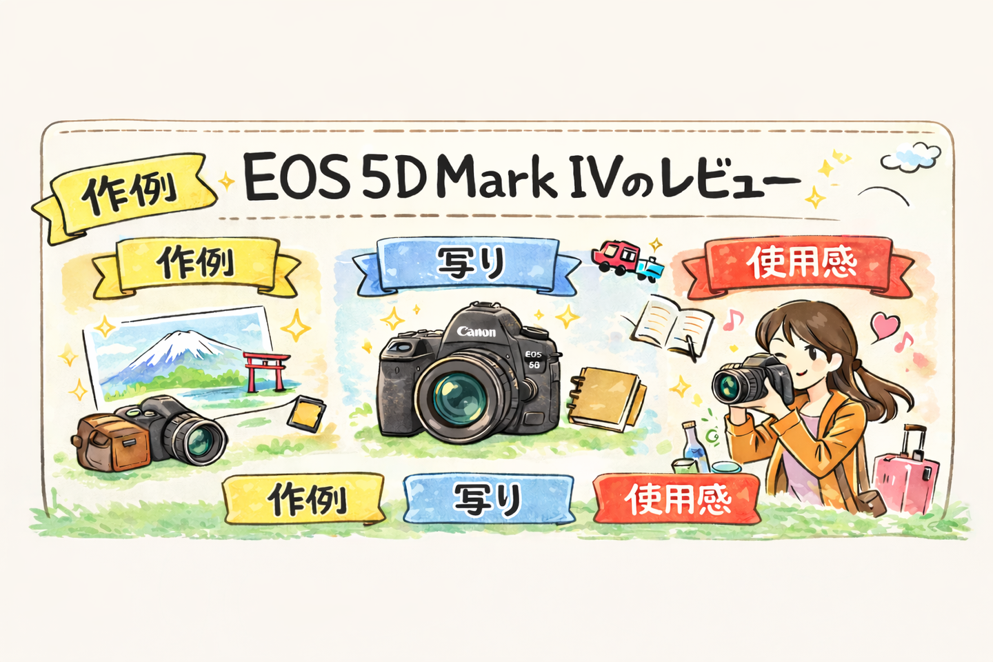 EOS 5D Mark IVをレビュー｜作例｜描写｜使用感