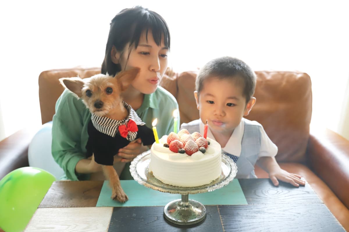 おしゃれなバースデー写真