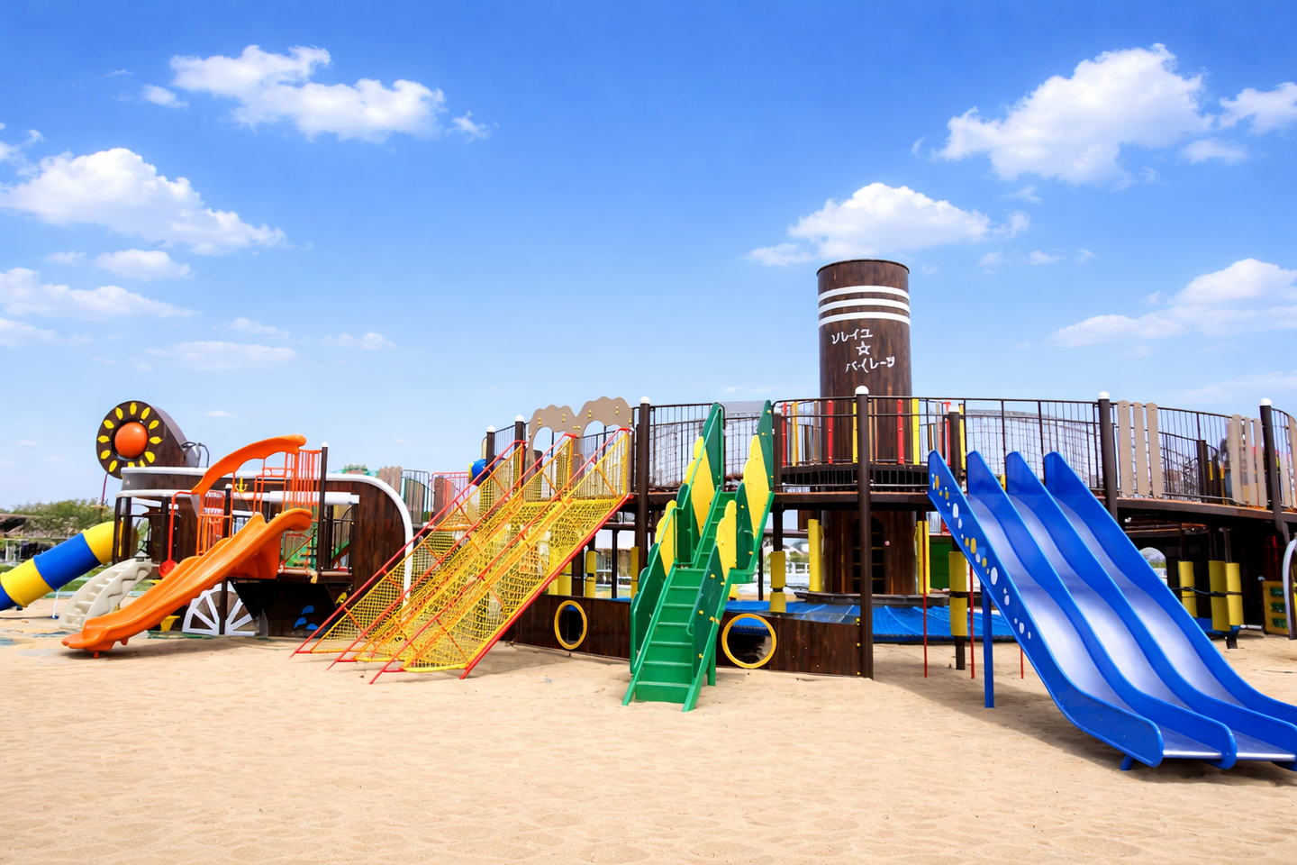 フォトジェニックな遊具の全景